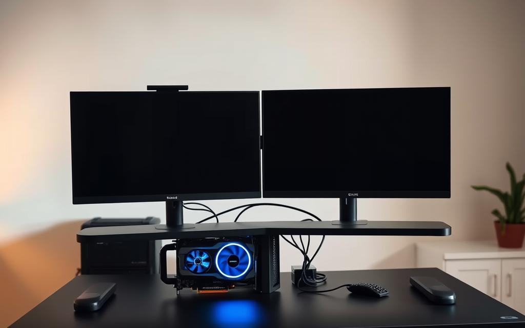 Dual Monitor Gaming Setup